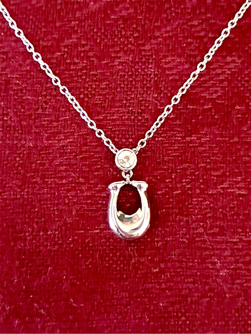 Coach Silver Pendant Necklace